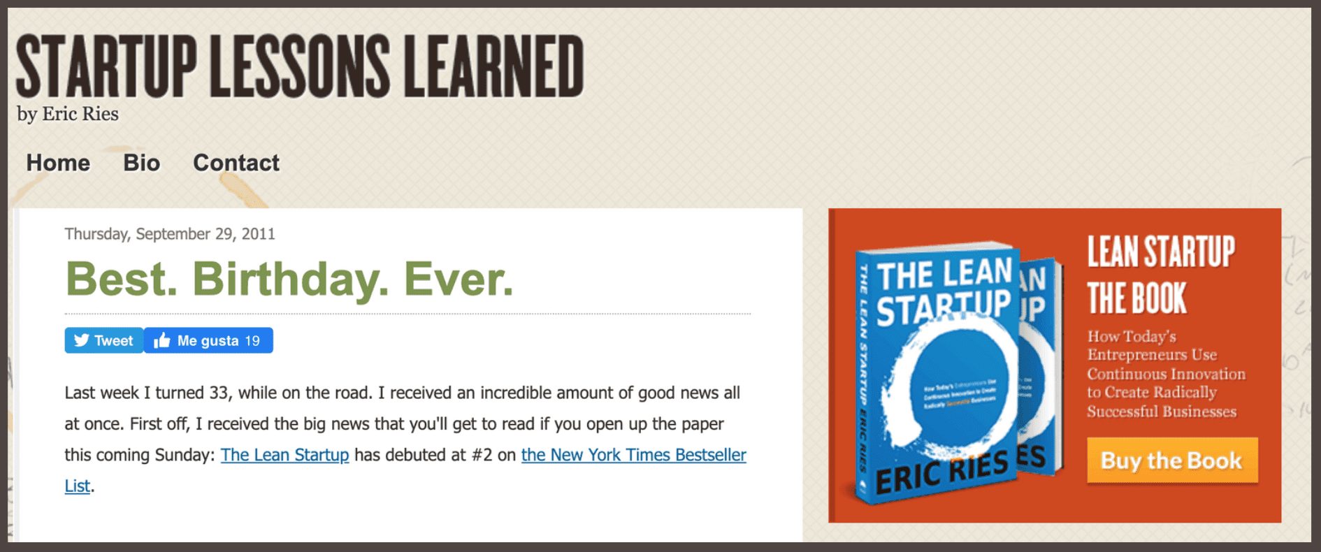10 Year Look Back Since the Lean Startup by Eric Ries Talk in Chicago